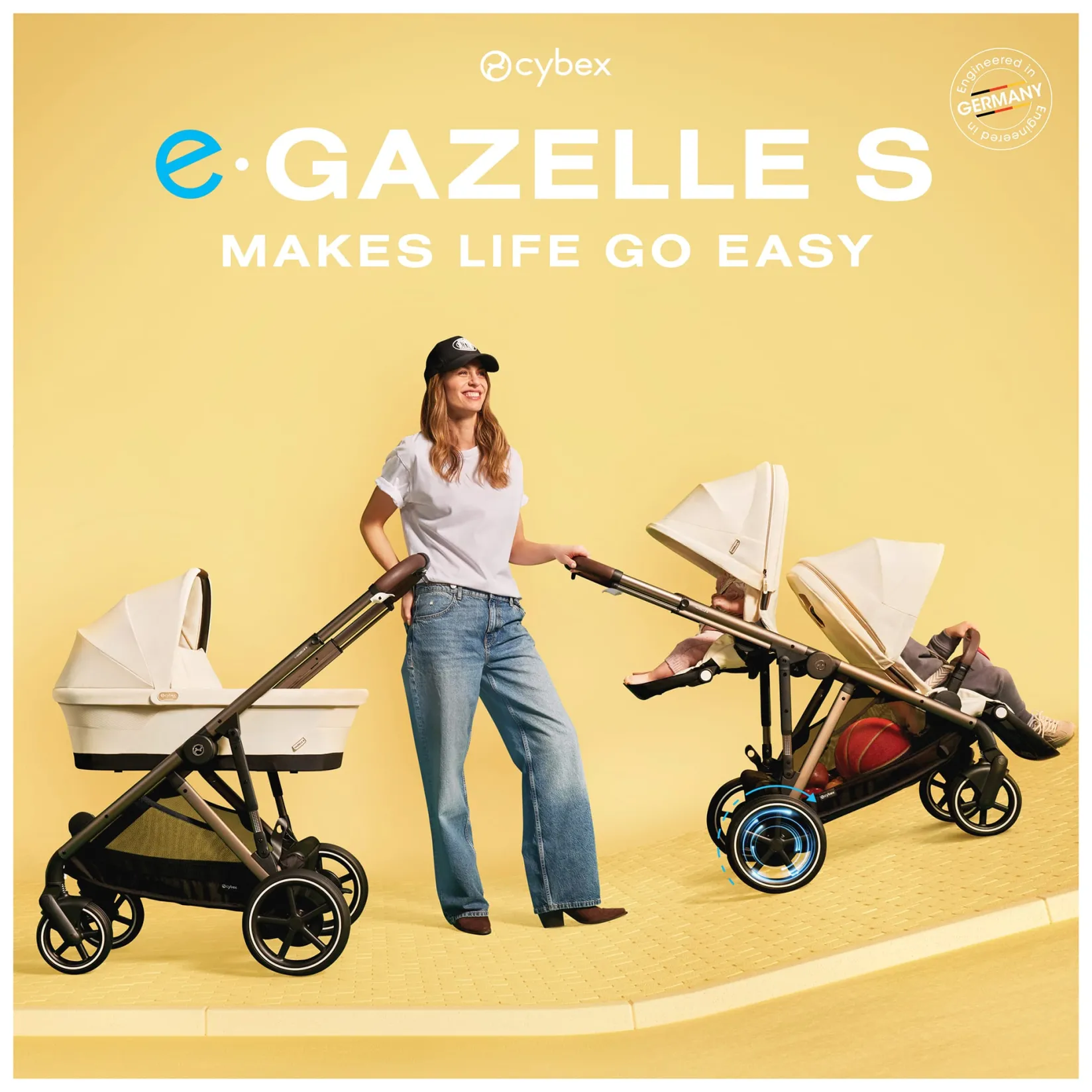 Hot eGazelle/Gazelle S Second Seat - Almond Beige Kids Strollers|Strollers & Trailers