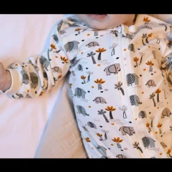 Hot Elephants Modal Pajamas 0-30m BOY Pajamas|Pajamas