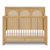 Eloise 4-in-1 Convertible Crib - Honey & Performance Sand Eco-Weave Cribs & Mattresses|Cribs & Mattresses