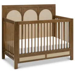 Cribs & Mattresses|Cribs & Mattresses>Namesake Eloise 4-in-1 Convertible Crib - Walnut & Performance Sand Eco-Weave