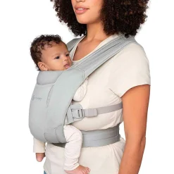Online Embrace Mesh Newborn Carrier - Soft Grey Outdoors & Travel|Baby Carriers