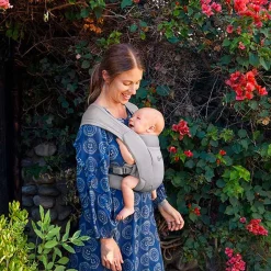 Online Embrace Mesh Newborn Carrier - Soft Grey Outdoors & Travel|Baby Carriers