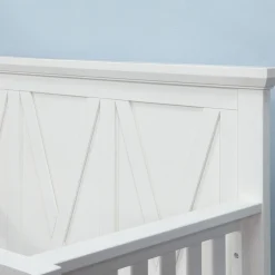 Clearance Emory Farmhouse 4-in-1 Convertible Crib - Linen White Cribs & Mattresses|Cribs & Mattresses