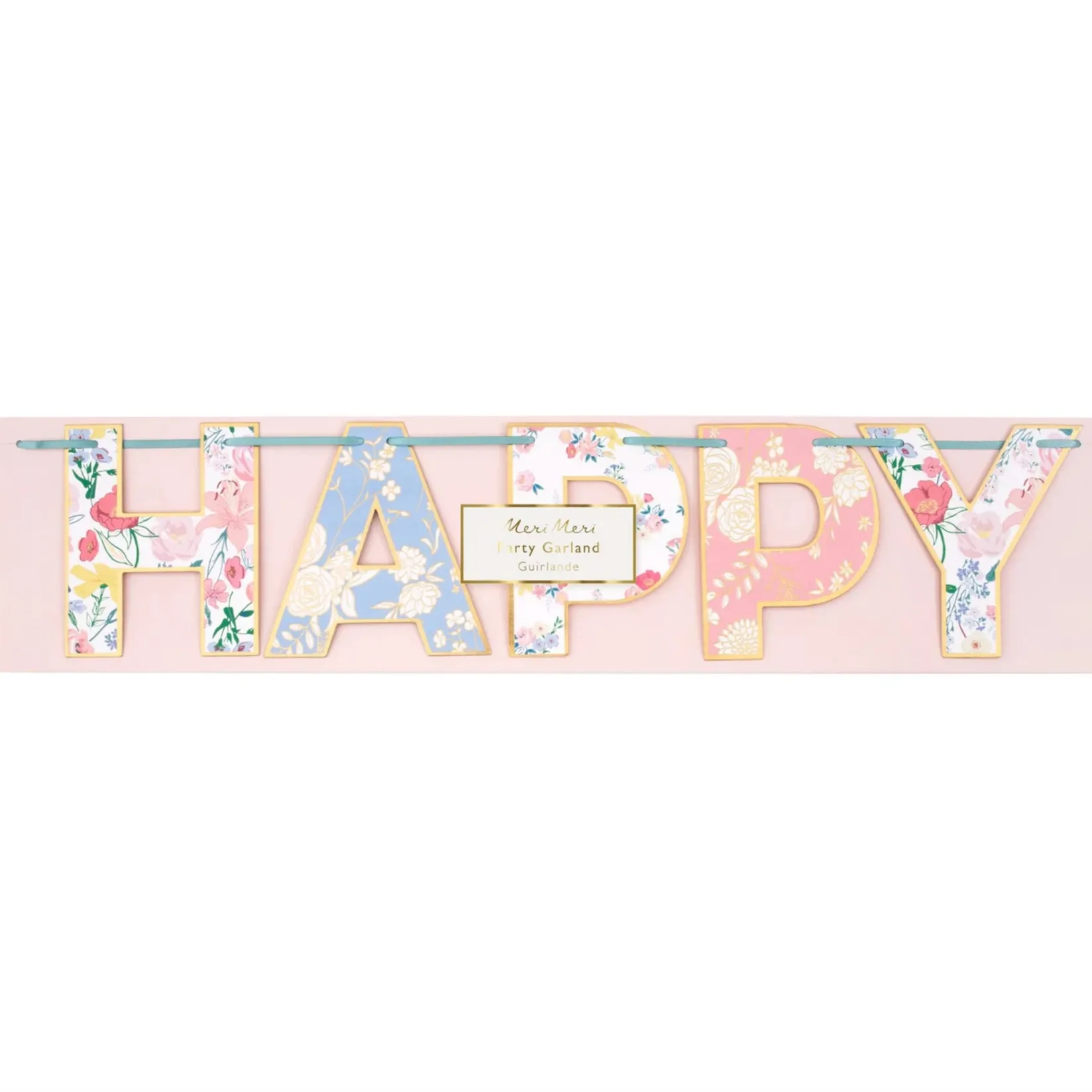 Hot English Garden Birthday Garland Party Supplies