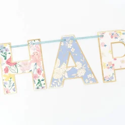 Hot English Garden Birthday Garland Party Supplies