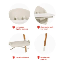 High Chairs & Booster Seats|High Chairs & Booster Seats>Skip Hop EON 4-In-1 High Chair - Oat