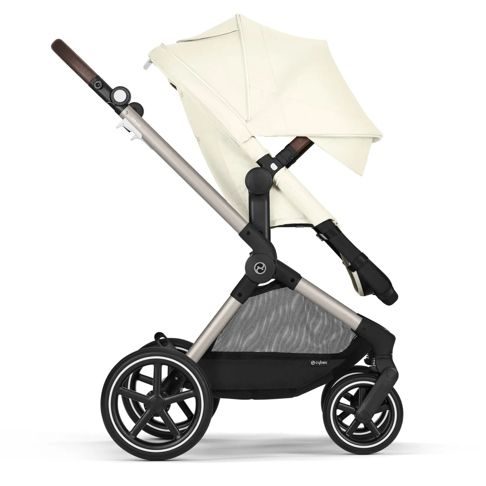 Strollers|Strollers & Trailers>Cybex EOS Lux 2-in-1 Stroller - Seashell Beige
