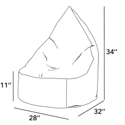 Kid'S Tables & Chairs>Arico Ergo Junior Bean Bag - Galet