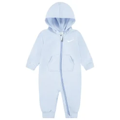 Rompers & Jumpsuits>Nike Essential Hooded Coverall 0-9m Blue
