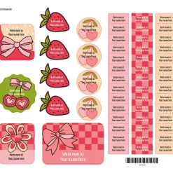 Personalized Name Labels|Personalized Name Labels>Clement - Impressions Essential Name Labels - Bows