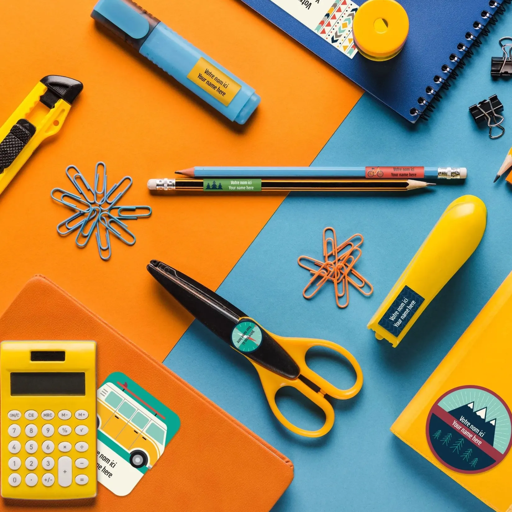 Personalized Name Labels|Personalized Name Labels>Clement - Impressions Essential Name Labels - Camp