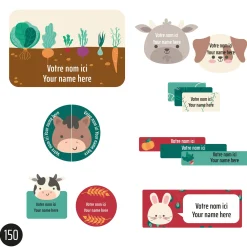 Personalized Name Labels|Personalized Name Labels>Clement - Impressions Essential Name Labels - Farm