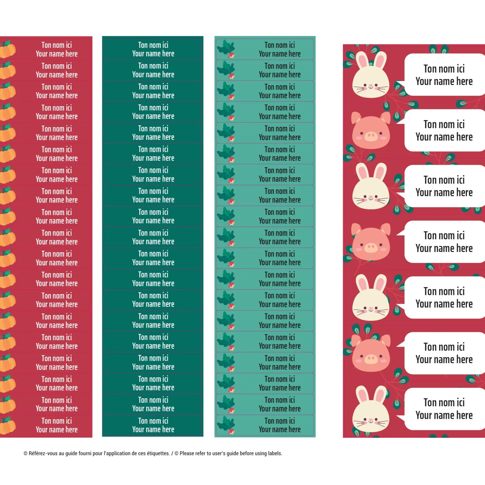 Personalized Name Labels|Personalized Name Labels>Clement - Impressions Essential Name Labels - Farm