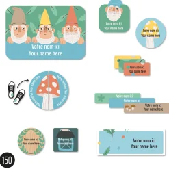 Personalized Name Labels|Personalized Name Labels>Clement - Impressions Essential Name Labels - Gnome