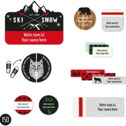 Essential Name Labels - Hunter Kids Personalized Name Labels|Personalized Name Labels