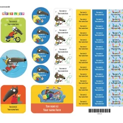 Personalized Name Labels|Personalized Name Labels>Clement - Impressions Essential Name Labels - Little Wolf