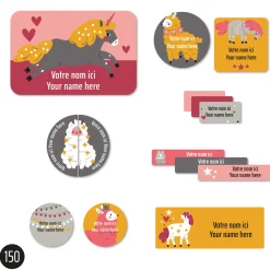 Personalized Name Labels|Personalized Name Labels>Clement - Impressions Essential Name Labels - Llamas