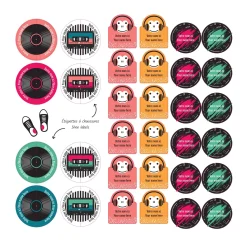 New Essential Name Labels – Music Kids Personalized Name Labels|Personalized Name Labels