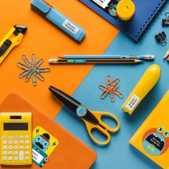 Outlet Essential Name Labels – Robots Kids Personalized Name Labels|Personalized Name Labels