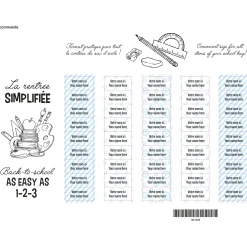 Personalized Name Labels|Personalized Name Labels>Clement - Impressions Essential Name Labels – School blue