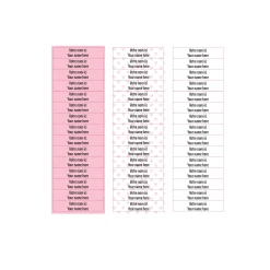 Discount Essential Name Labels – School pink Kids Personalized Name Labels|Personalized Name Labels