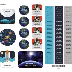 Personalized Name Labels|Personalized Name Labels>Clement - Impressions Essential Name Labels - Space