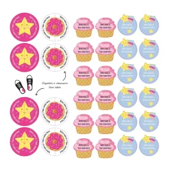 Hot Essential Name Labels - Unicorn Kids Personalized Name Labels|Personalized Name Labels