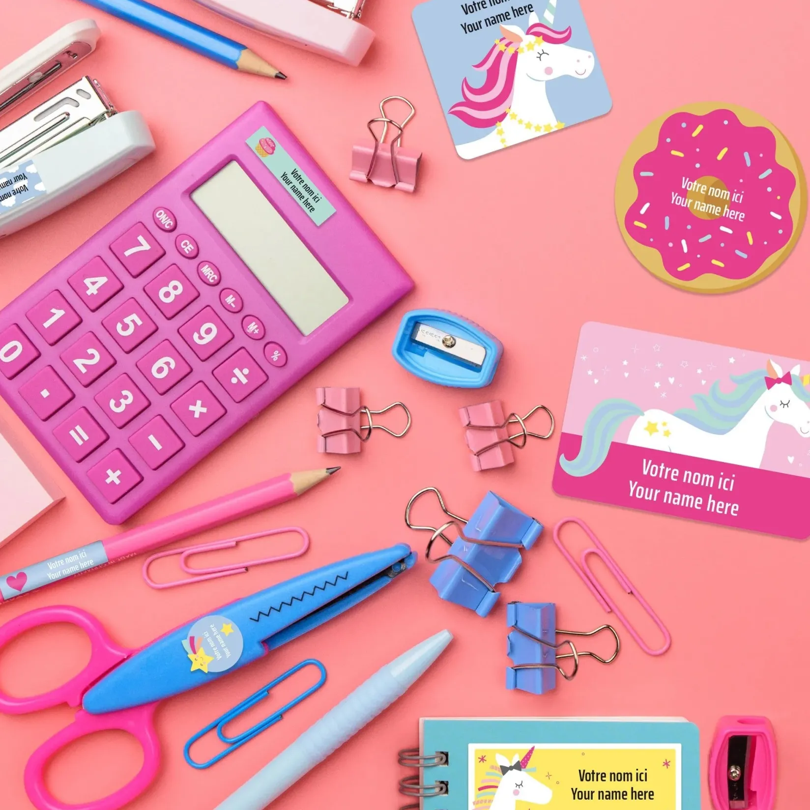 Hot Essential Name Labels - Unicorn Kids Personalized Name Labels|Personalized Name Labels