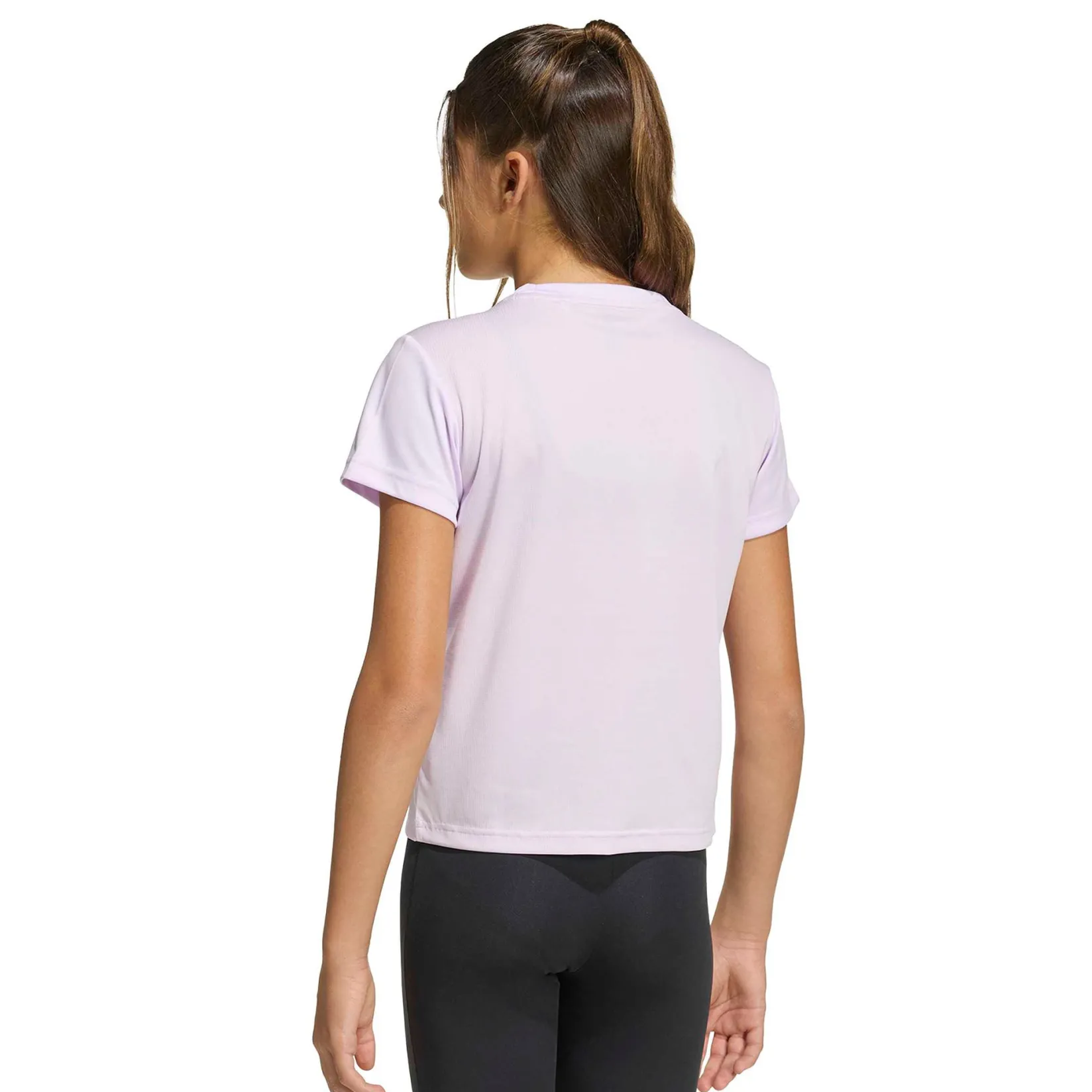 Sportswear|Tops>Adidas Essential Tee 8-16y Lilac