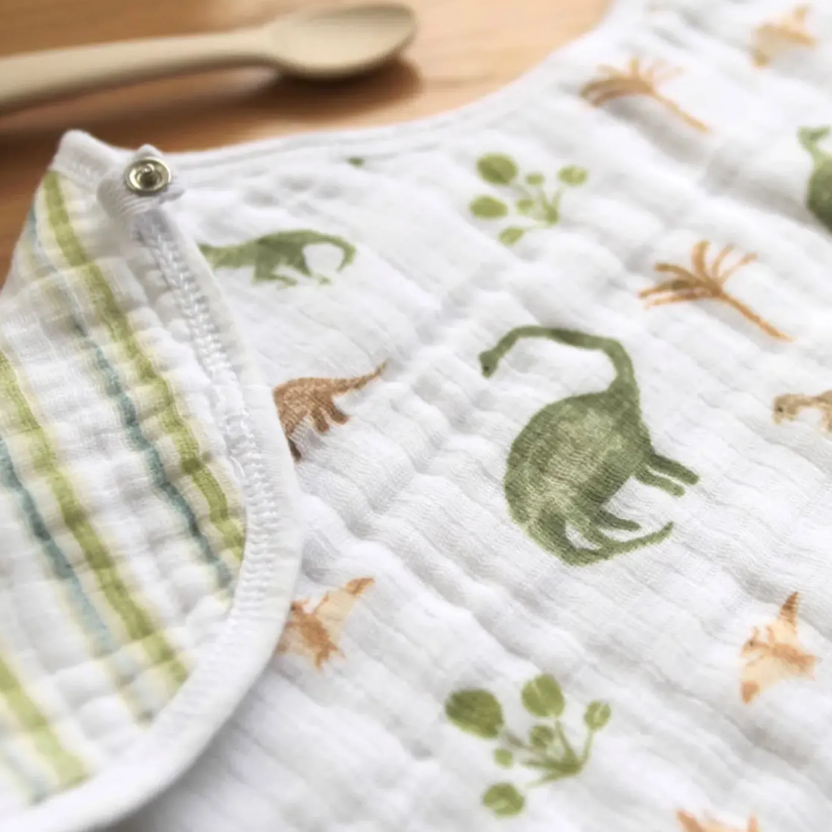 Clearance Essentials Cotton Muslin Burpy Bib - Dinosaurs Breastfeeding|Muslin Products
