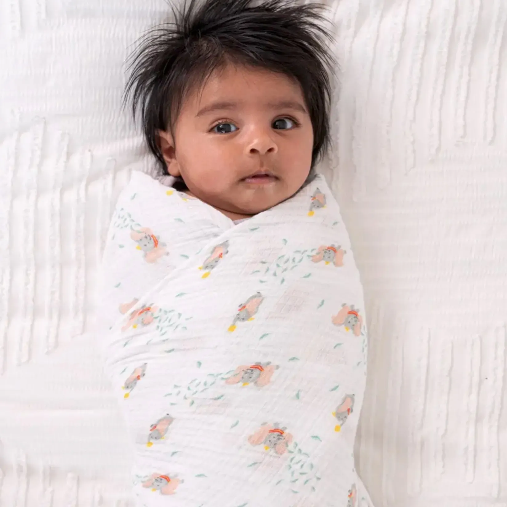 Blankets|Blankets>Aden + Anais Essentials Cotton Muslin Swaddles 2 Pack - Disney™ Bambi / Dumbo