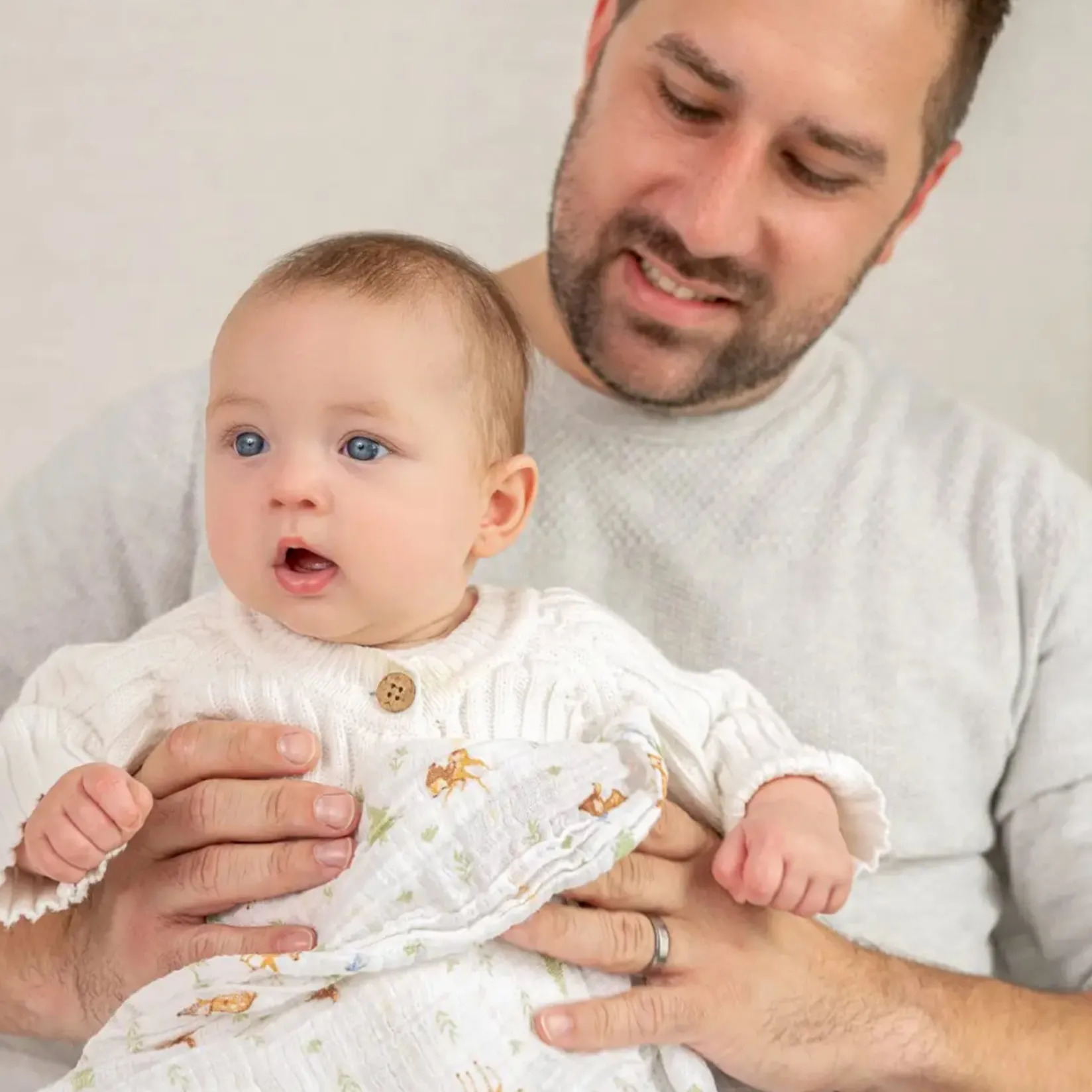 Blankets|Blankets>Aden + Anais Essentials Cotton Muslin Swaddles 2 Pack - Disney™ Bambi / Dumbo