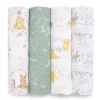 Hot Essentials Cotton Muslin Swaddles 2 Pack - Disney™ (4) Winnie and Friends Kids Blankets|Blankets