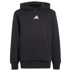 Sportswear|Fleeces And Sweatshirts>Adidas Essentials Hoodie 8-16y Black