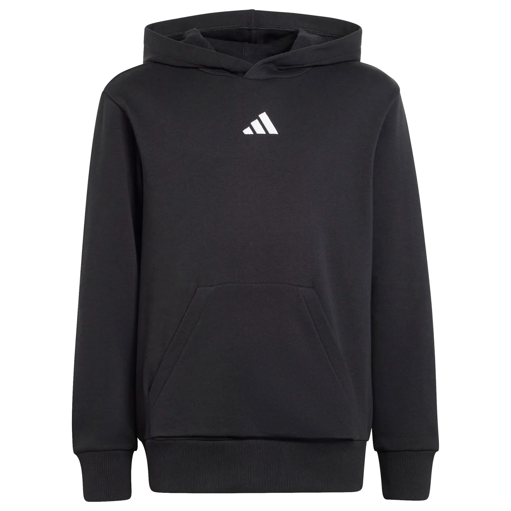 Sportswear|Fleeces And Sweatshirts>Adidas Essentials Hoodie 8-16y Black