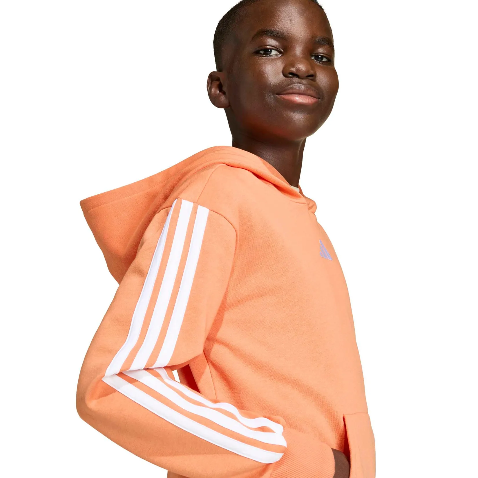 Sportswear|Fleeces And Sweatshirts>Adidas Essentials Hoodie 8-16y Orange