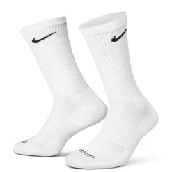 Socks|Underwear & Socks>Nike Everyday (6) Socks Sizes 5-7 White