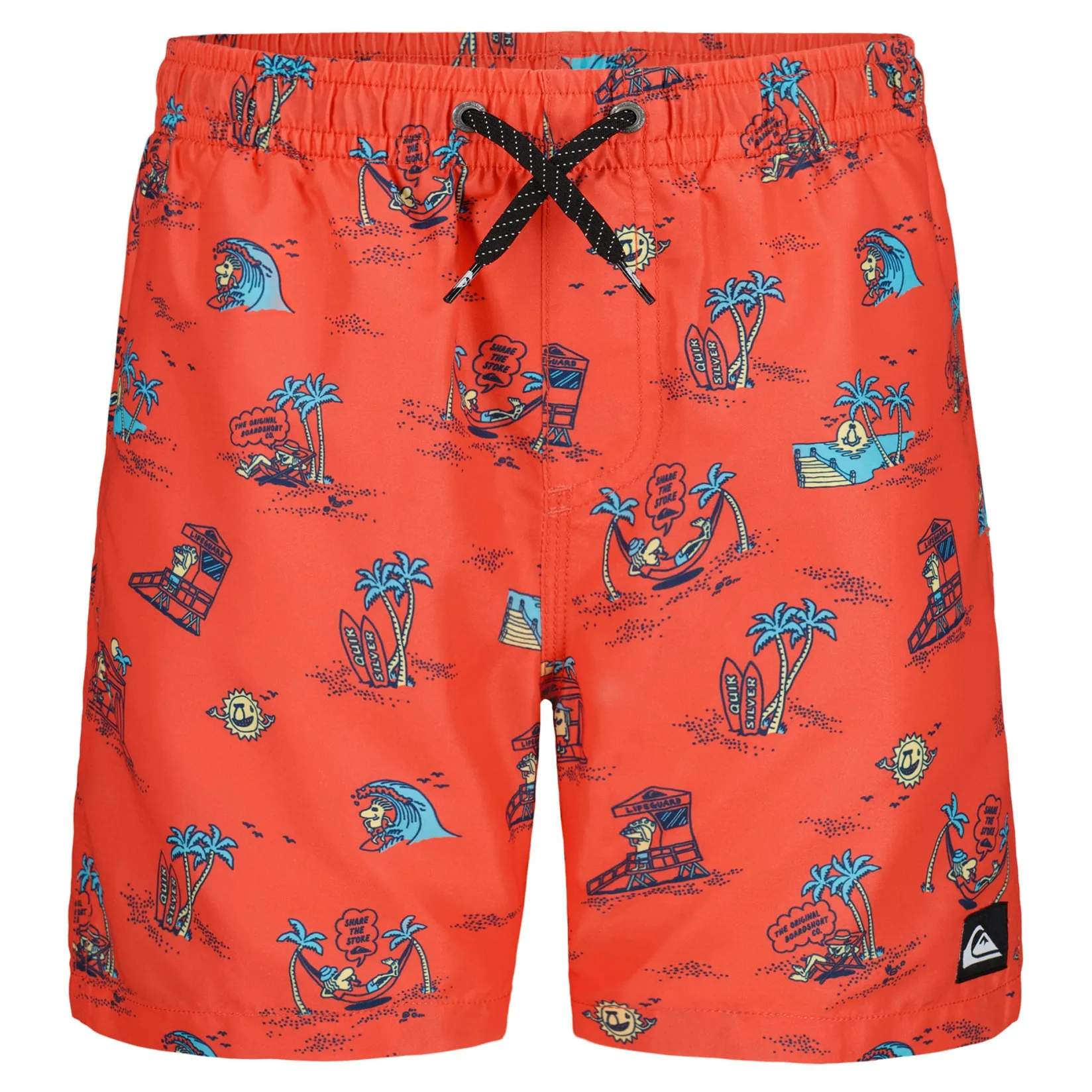 Swimsuits>Quiksilver Everyday Mix Volley 4-7 Red