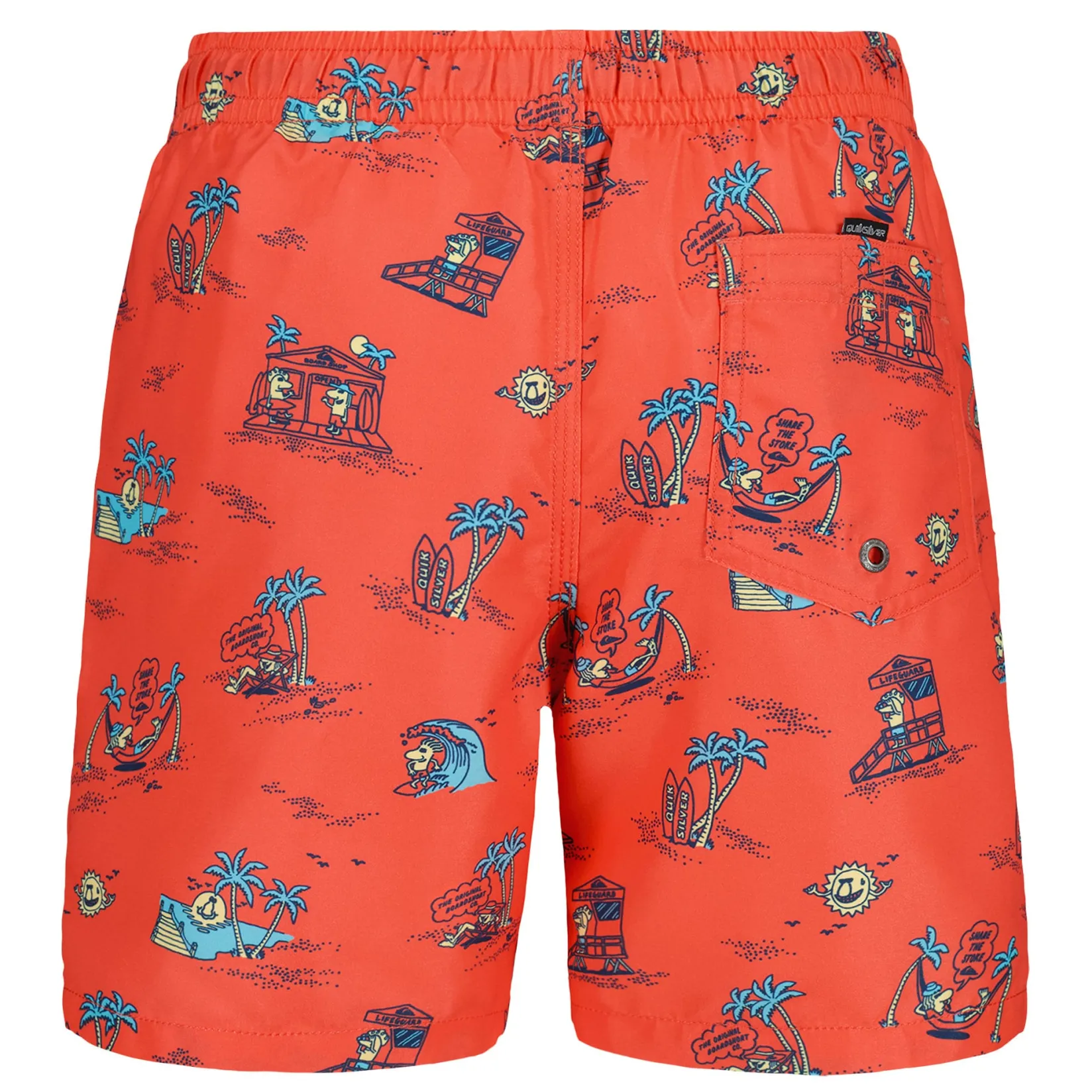 Swimsuits>Quiksilver Everyday Mix Volley 4-7 Red