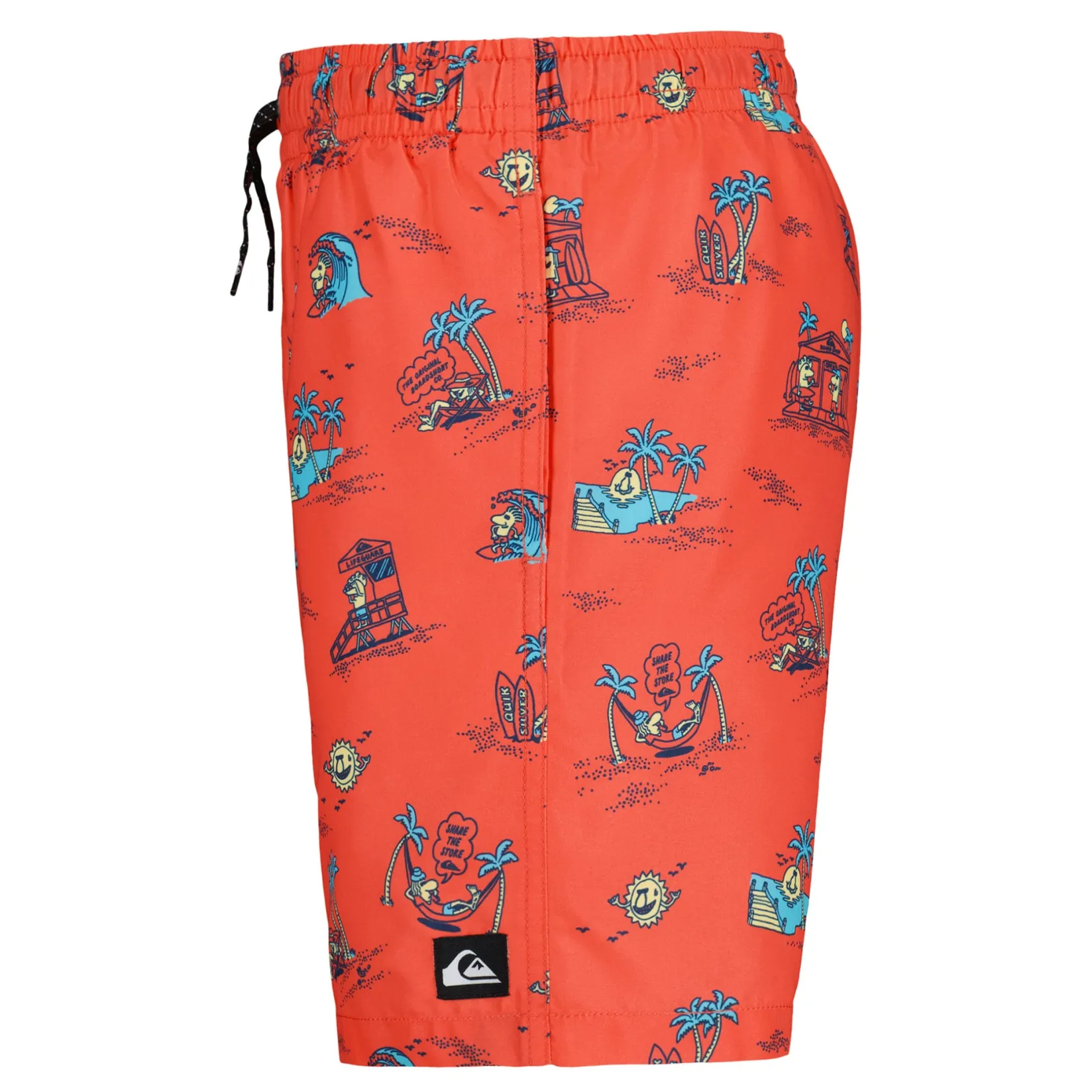 Swimsuits>Quiksilver Everyday Mix Volley 4-7 Red