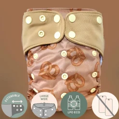 New Evolution Washable Diaper - Pretzel BOY Cloth Diapers|Cloth Diapers
