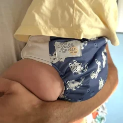 Cloth Diapers|Cloth Diapers>La Petite Ourse Evolution Washable Diaper - Porcelain