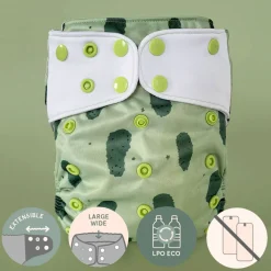 Cloth Diapers|Cloth Diapers>La Petite Ourse Evolution Washable Diaper - Pickle