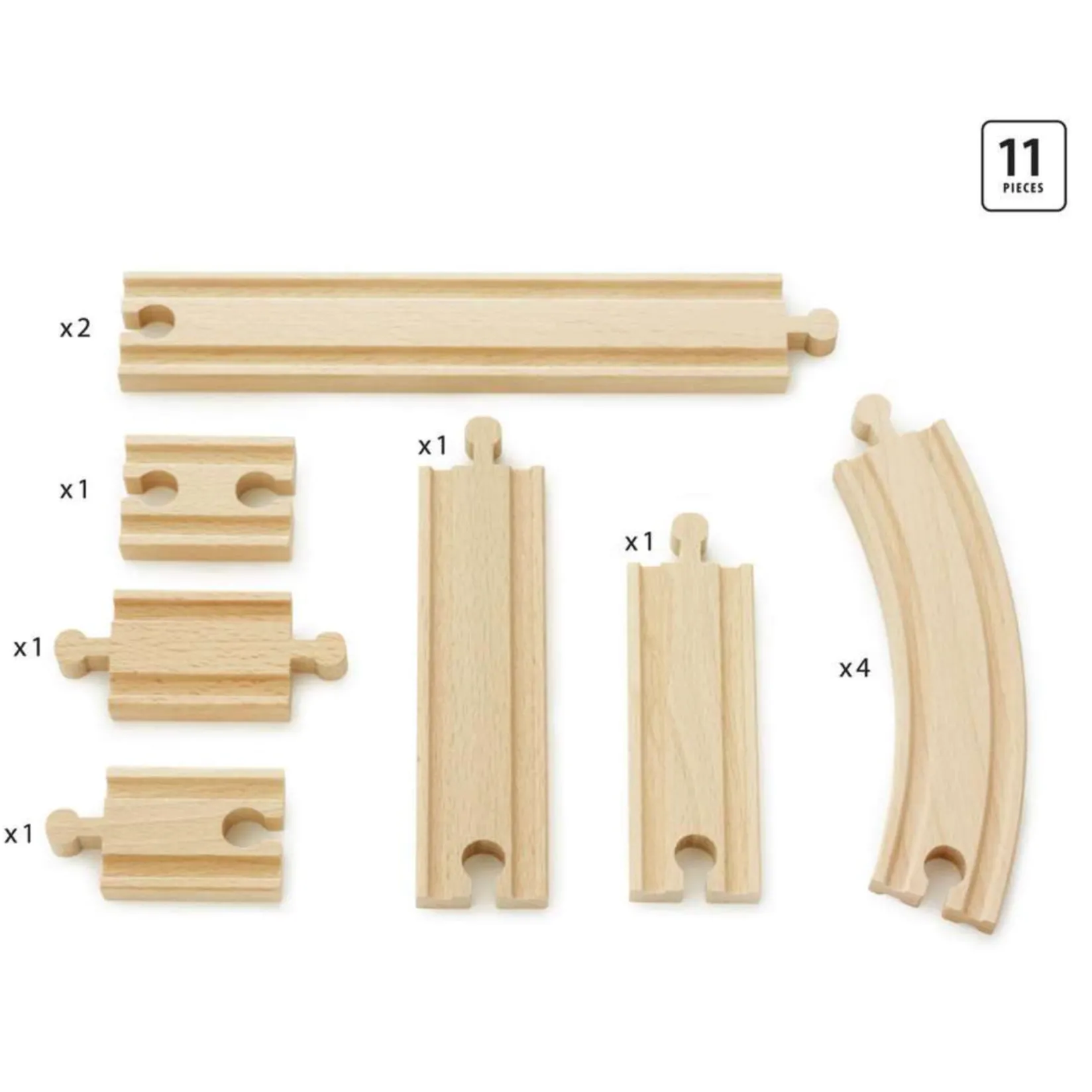Assembly & Construction>Ravensburger Expansion Pack Beginner - Wooden Train Track