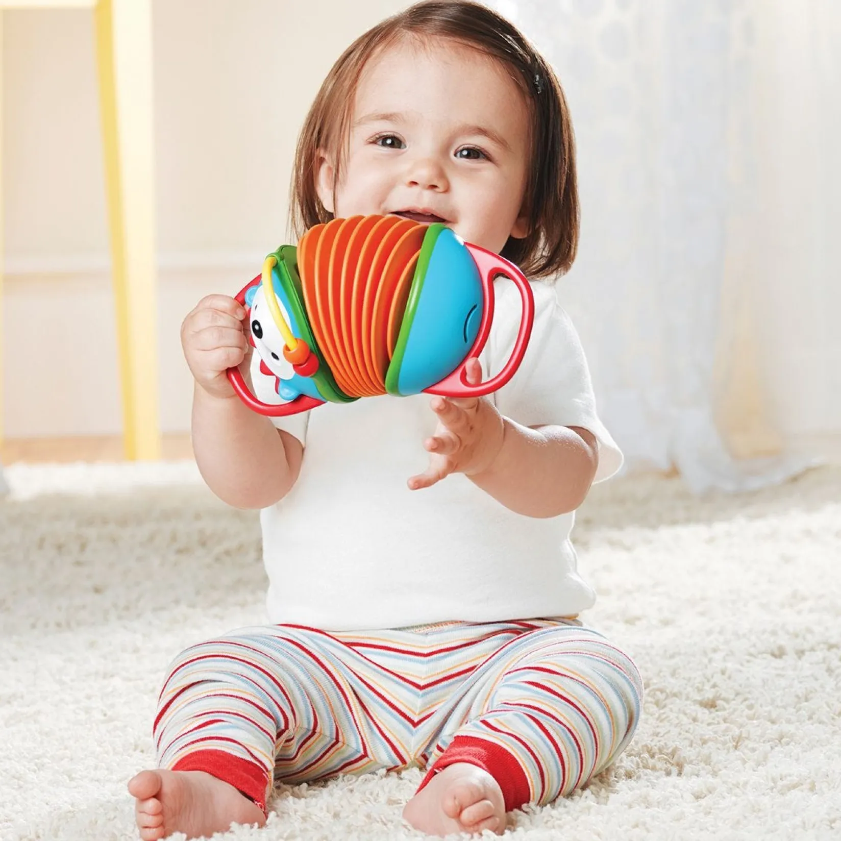 Developmental Toys>Skip Hop Explore and More Accordion Toy - Hedgehog