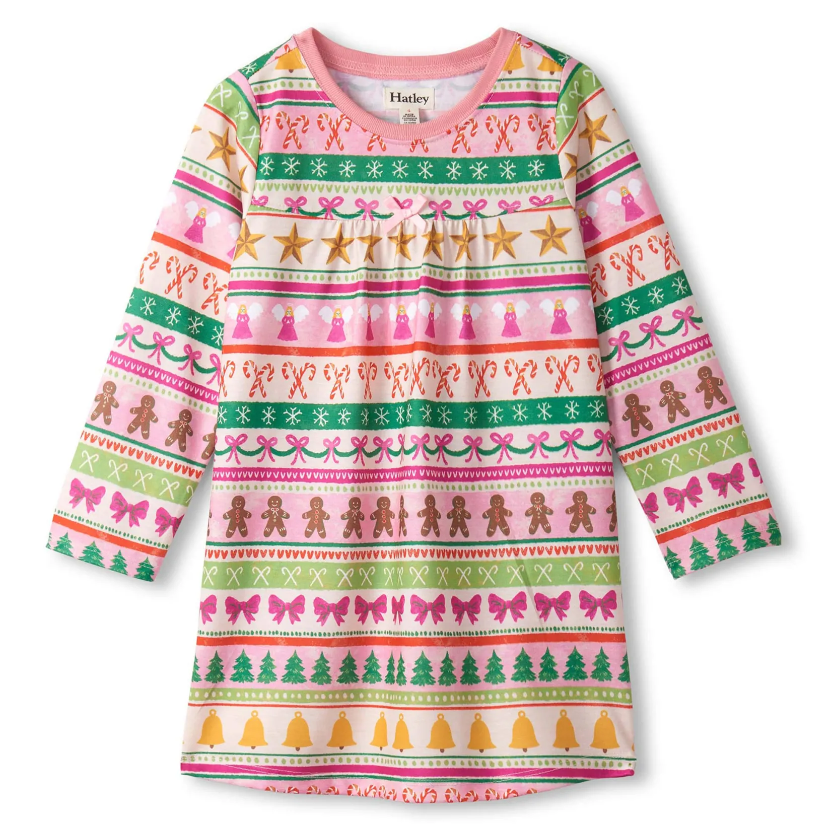 Outlet Fair Isle Nightdress 3-10 Kids Pajamas & Bathrobes