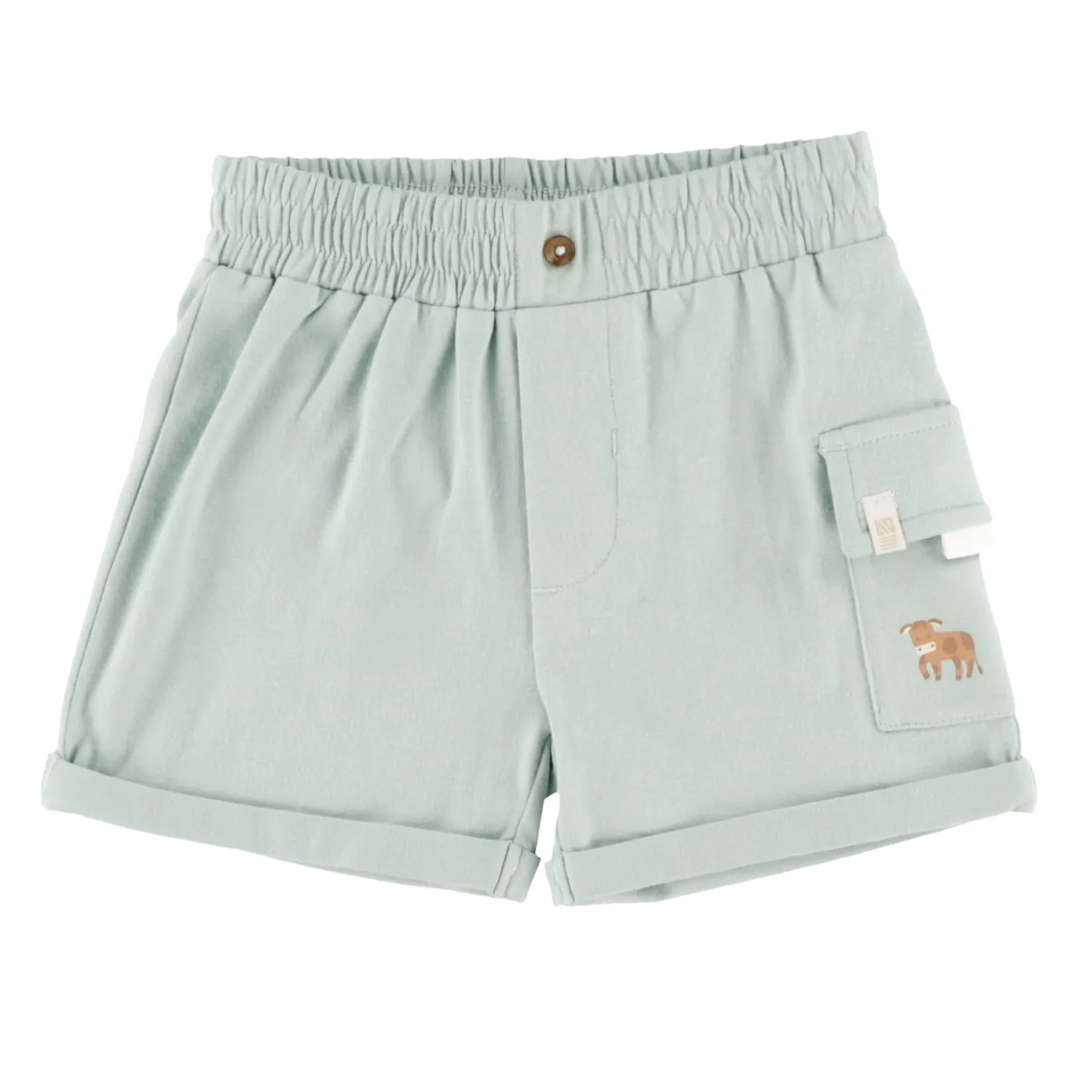 Outfit Sets>Nano Farm Pocket Short Set 6-24m Mint