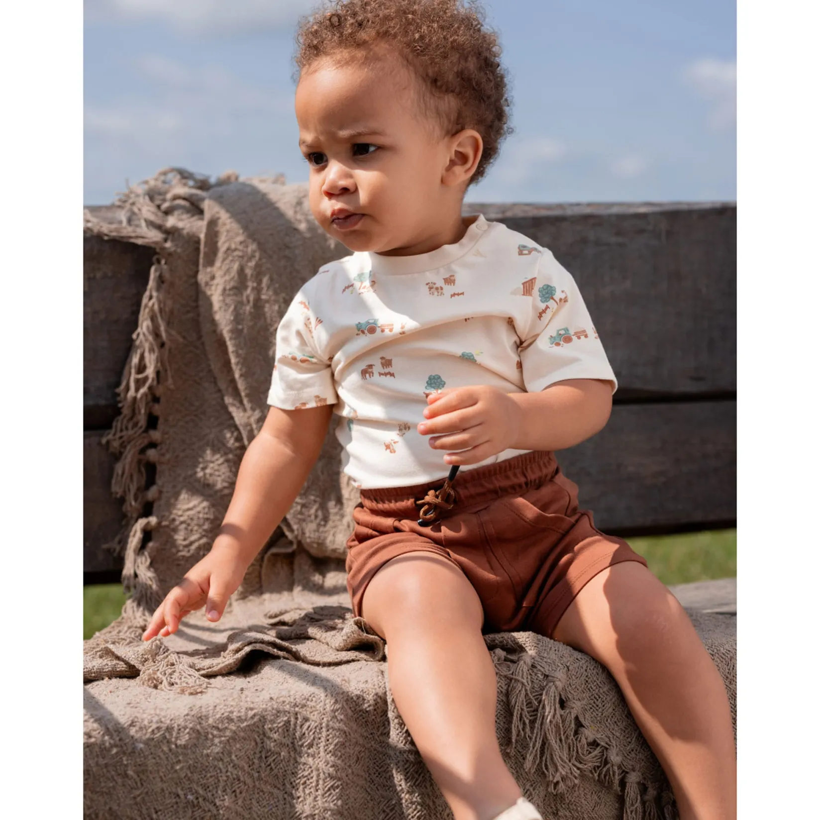Hot Farm Short Set 6-24m BOY Outfit Sets