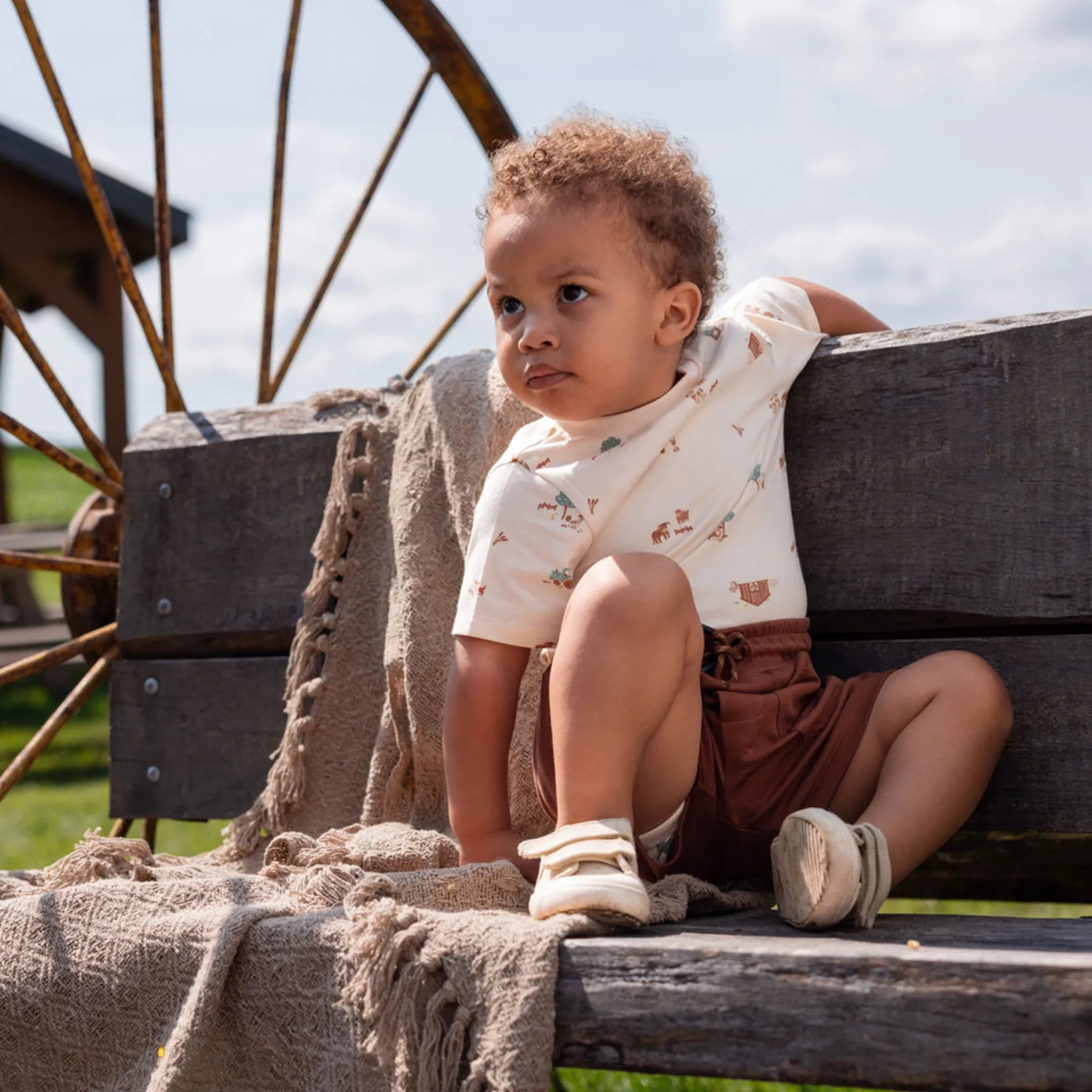 Hot Farm Short Set 6-24m BOY Outfit Sets