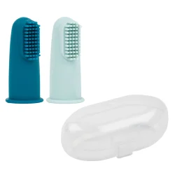 Online Finger Toothbrush (2) - Blue Oral Care